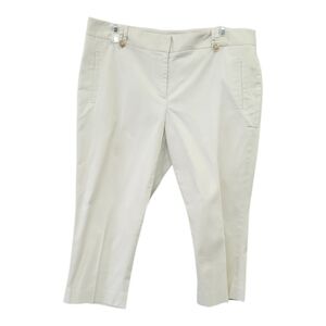 Loft Marisa White, Low Rise, Cropped Pants, Size 12 Petite